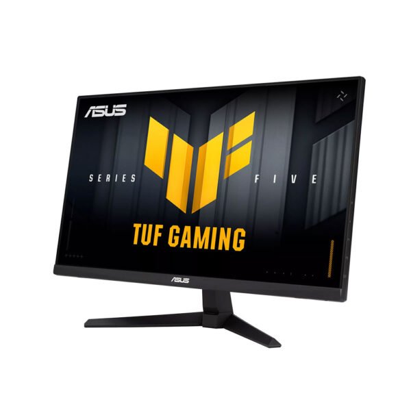 ASUS TUF Gaming VG249QE5A tampak depan samping kanan