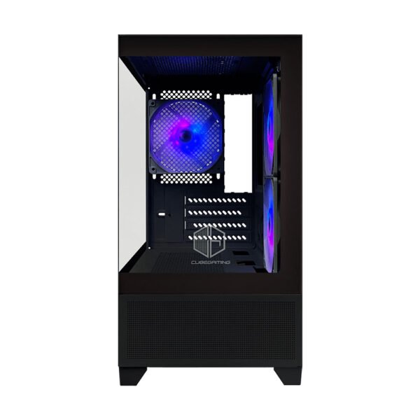 CUBE GAMING ARDENT Black m-ATX Casing PC Front