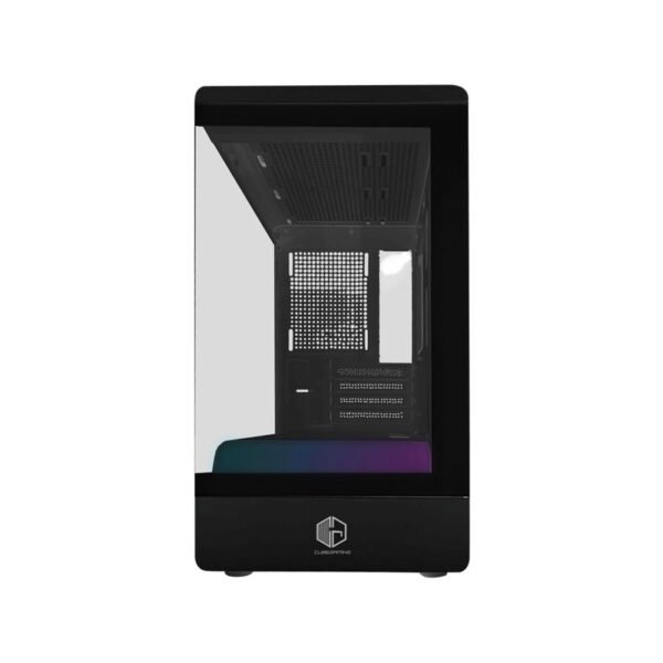 CUBE GAMING QUITOZ Black m-ATX Casing PC Front