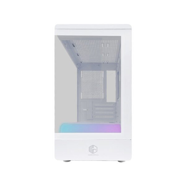 CUBE GAMING QUITOZ White m-ATX Casing PC Front