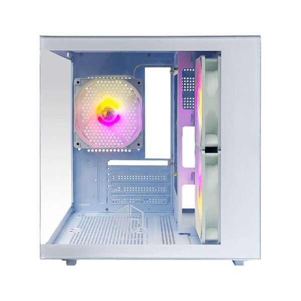 CUBE GAMING ZAREONT White casing PC Front