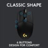 6 tombol programmable Logitech G102 V2 Gaming Mouse