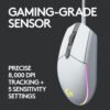 Sensor gaming Logitech G102 V2 White hingga 8000 DPI