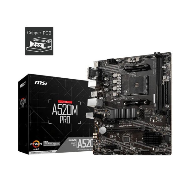 MSI A520M PRO AM4 DDR4 M-ATX Motherboard