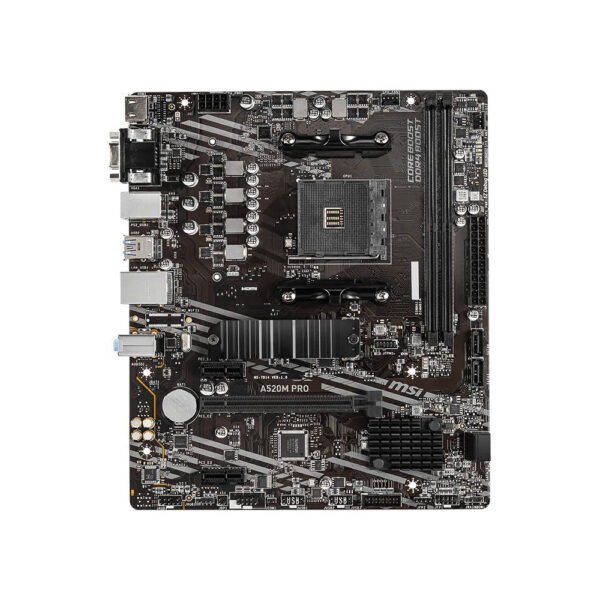 MSI A520M PRO motherboard tampak depan