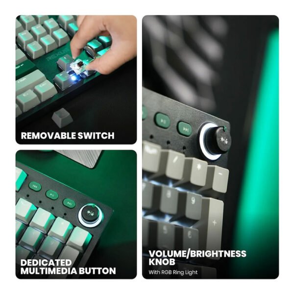 Rexus Heroic KX5 V2 USB Type-C removable switch