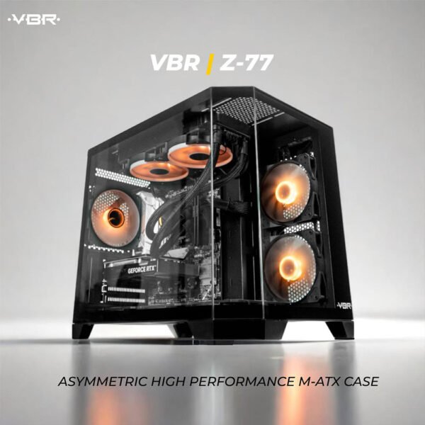 VBR Z77 Black m-ATX Casing PC