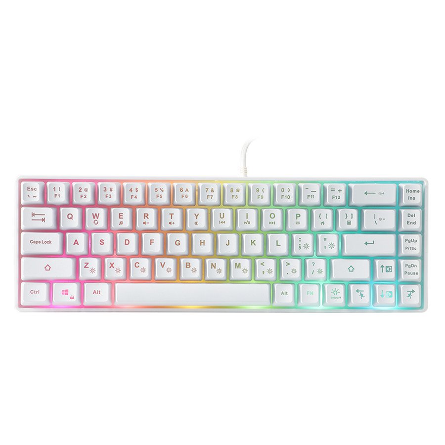REXUS Battlefire K68M White Membrane Gaming Keyboard