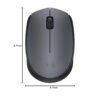 Logitech M171 Grey Wireless Mouse
