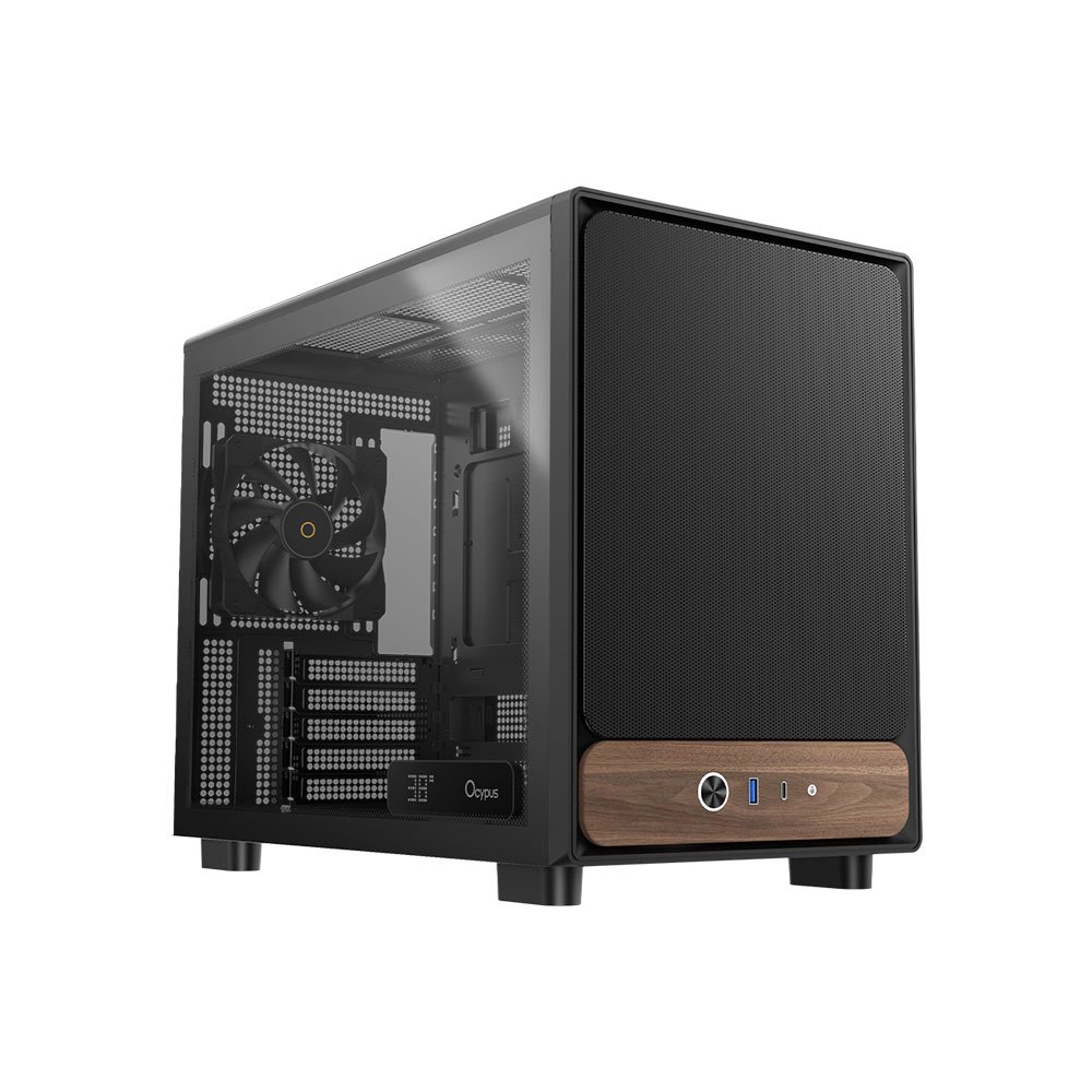OCYPUS Delta C40 Digital Black m-ATX Casing PC